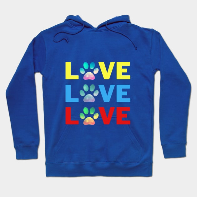 Love for Pets Hoodie by PositiveInfluencerJ9